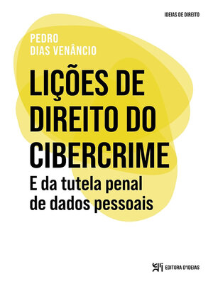 cover image of Lições de Direito do Cibercrime